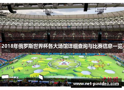2018年俄罗斯世界杯各大场馆详细查询与比赛信息一览 2018年俄罗斯世界杯各大场馆详细查询与比赛信息一览